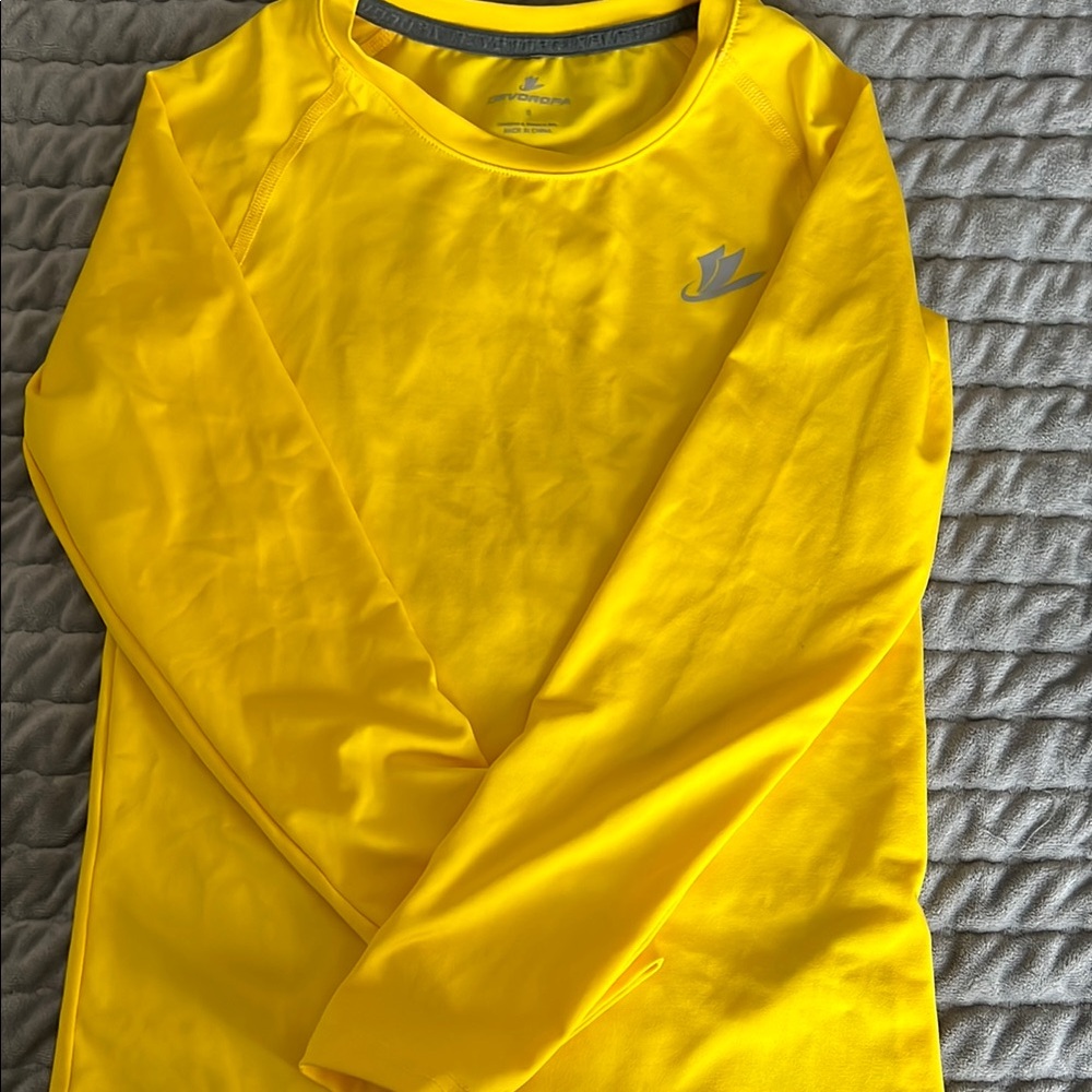 Yellow Kids Swim Rashguard